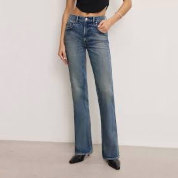 Good American Denim - Good American Good Standard Bootcut Jeans High Waist Comfort Denim Indigo783 20